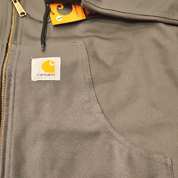 Carhartt Charcoal Full-Zip Hoodie - Picture 3 of 10